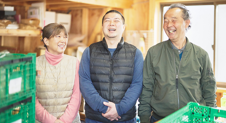 やまわか農園の立川さんご家族